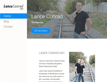 Tablet Screenshot of lanceconrad.com